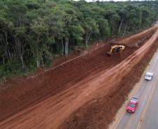 PRC-466 obras de duplicação entre Guarapuava e Palmeirinha