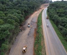 PRC-466 obras de duplicação entre Guarapuava e Palmeirinha