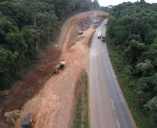 PRC-466 obras de duplicação entre Guarapuava e Palmeirinha