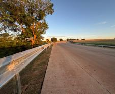 PR-180 entre Goioerê e Quarto Centário com concretagem quase concluída