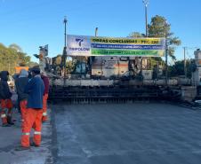 PRC-280 final da concretagem entre Clevelândia e Pato Branco