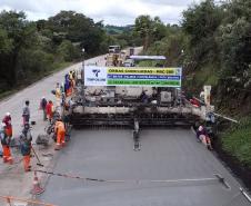 PRC-280 final da concretagem entre Clevelândia e Pato Branco