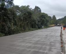 Restauração em concreto da PRC-280 entre Pato Branco e Clevelândia