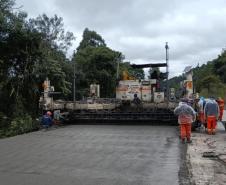 Restauração em concreto da PRC-280 entre Pato Branco e Clevelândia