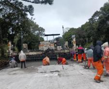 Restauração em concreto da PRC-280 entre Pato Branco e Clevelândia