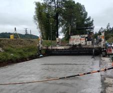 Restauração em concreto da PRC-280 entre Pato Branco e Clevelândia