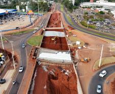Novo trevo do Catuaí em Maringá chega a 54,34%