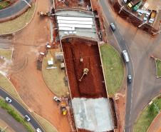 Novo trevo do Catuaí em Maringá chega a 54,34%