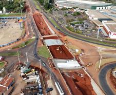 Novo trevo do Catuaí em Maringá chega a 54,34%