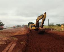 PR-445 início serviços do viaduto de Lerroville