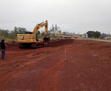 PR-445 início serviços do viaduto de Lerroville