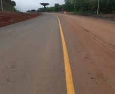 PR-160 entre Imbaú e Reserva no final da obra anterior
