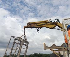 Reforma da Ponte do Rio Ivaí na PR-317 entre Floresta e Engenheiro Beltrão