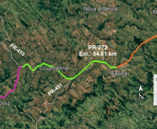 PRC-272 entre Mauá da Serra e Lidianópolis
