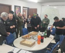 Escritório Regional Centro Oeste, em Guarapuava, homenageou o servidor Vanderley Mendes de Oliveira, que cumpre seu último dia de expediente nesta sexta-feira (08).