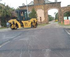 Serviços de conservação na Estrada da Graciosa