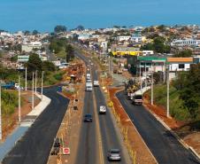 PR-160 obras da nova trincheira em Telêmaco Borba