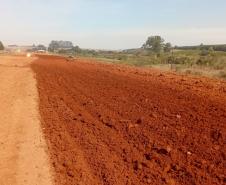 PRC-466 entre Palmeirinha e Guarapuava - pavimentação em concreto