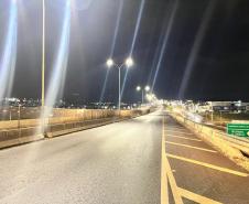 PRC-466 em Guarapuava - recuperação da iluminação pela Prefeitura de Guarapuava