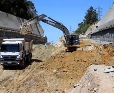 Obras da ponte de Guaratuba e acessos