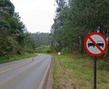 PR-170 em Bituruna serviços de retaludamento