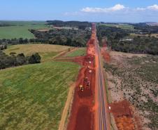 PRC-466 duplicação em concreto entre Pitanga e Turvo