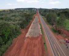 PRC-466 duplicação em concreto entre Pitanga e Turvo