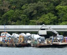 Ponte de Guaratuba chega a 80%