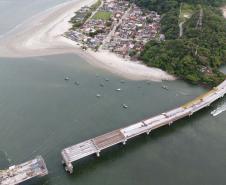 Ponte de Guaratuba chega a 80%