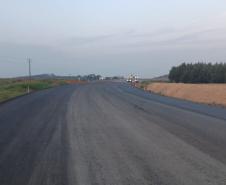 PR-160 entre Imbaú e Reserva - obra inacabada