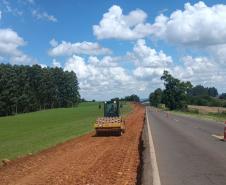 PR-180 serviços de terraplenagem entre Francisco Beltrão e Dois Vizinhos