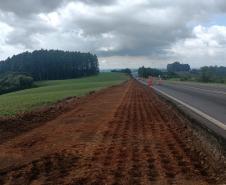 PR-180 serviços de terraplenagem entre Francisco Beltrão e Dois Vizinhos
