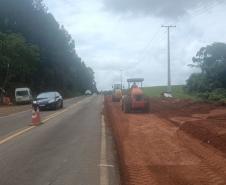 PR-180 serviços de terraplenagem entre Francisco Beltrão e Dois Vizinhos