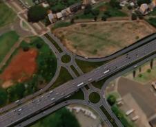 Maquete do Contorno Sul de Maringá