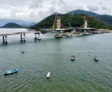 Duplicação da Ponte de Guaratuba chega a 85%