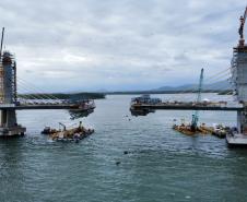Duplicação da Ponte de Guaratuba chega a 85%