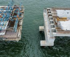 Duplicação da Ponte de Guaratuba chega a 85%