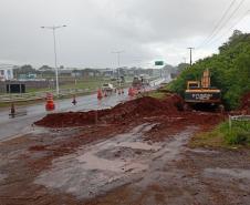 Recuperação de erosão na PR-323 em Umuarama