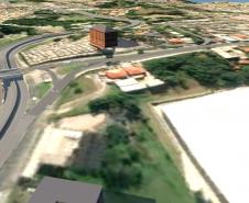 Maquete digital da duplicação da PR-417 entre Colombo e Curitiba