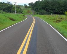 Nova sinalização rodoviária