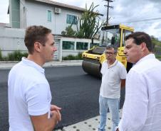 Contorno de Praia de Leste em Pontal do Paraná