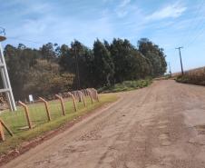Estrada de ligação entre Mamborê e o distrito Guarani