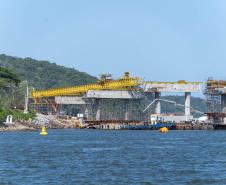 Ponte de Guaratuba chega a 88% de execução