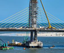 Ponte de Guaratuba chega a 88% de execução