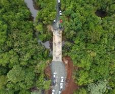 Ponte sobre o Rio São João em Prudentópolis
