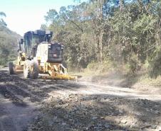 PR-405 conservação não-pavimentada em Guaraqueçaba