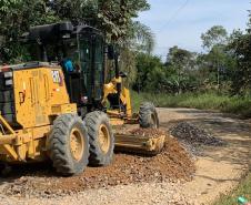 PR-405 conservação não-pavimentada em Guaraqueçaba