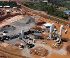 Duplicação da PRC-466 entre Pitanga e Turvo - usina de concreto