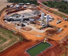 Duplicação da PRC-466 entre Pitanga e Turvo - usina de concreto