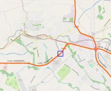 Mapa indicando local do novo Trevo da Esperança